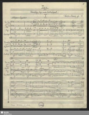 Trios - Mus.15058-P-522 : woodwinds; op. 97