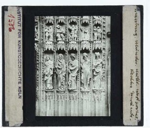 Straßburg, Münster : Mittleres Westportal, Rechtes Gewände
