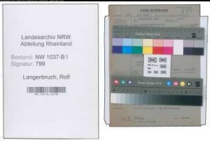 Entnazifizierung Rolf Langenbruch , geb. 09.05.1909 (Assessor)