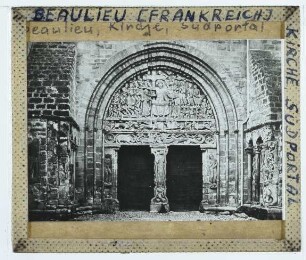 Beaulieu-sur-Dordogne, Abteikirche Saint-Pierre de Beaulieu : Südportal