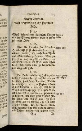 23-35, Zweiter Abschnitt (§ 37 - 62)