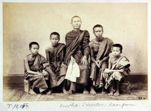 Buddha Priester Rangun.
