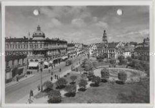 Libau, Rosenplatz und Großstraße
