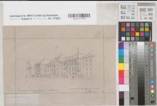 Arnsberg, Amtsgericht, Altbau, Vorderansicht