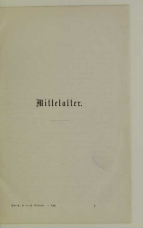 Mittelalter