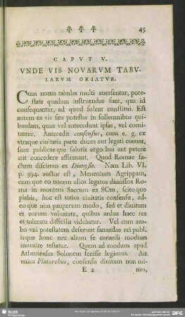 Caput V. Unde Vis Novarum Tabularum Oriatur