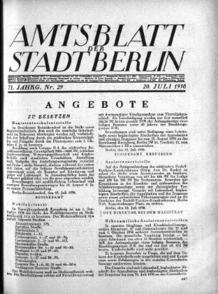 1930,29: Nr. 29, 20. Juli 1930