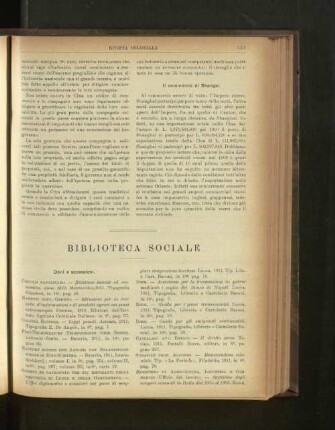 Biblioteca Sociale.