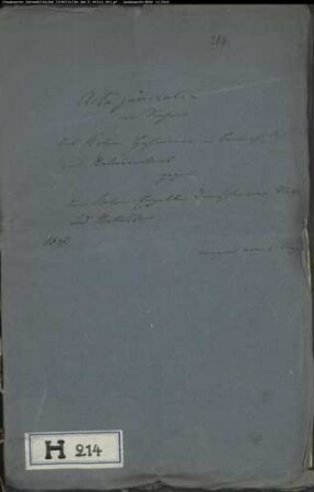Hehmeier Nr. 27 zu Bentorf gegen Engelke Dreischmeier zu Bentorf