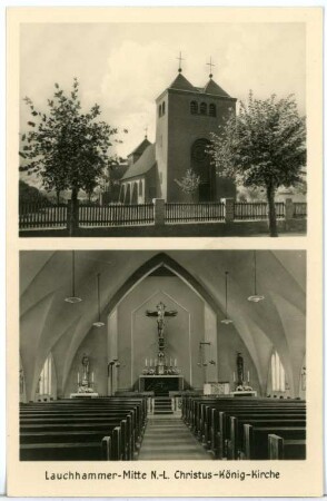 Lauchhammer. Mitte, Christus König Kirche