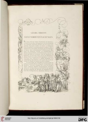 Georg Hirth's neue Veröffentlichungen