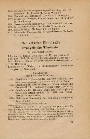 63-67, Christliche Theologie