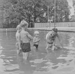 Schwimmlehrgang Wittichenau : Wittichenau. Wald- und Strandbad. Schwimmlehrgang
