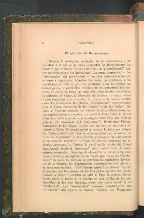 El ejemplo del Renacimiento