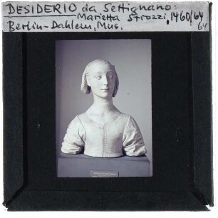 Settignano, Mädchenbüste, (sog. Marietta Strozzi) (Berlin))
