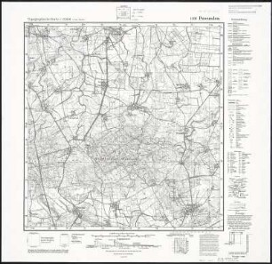 Meßtischblatt 1189 : Powunden, 1942 : Powunden. - Aufn. 1906, hrsg. 1908, bericht. 1922, letzt. Na. - 1:25000. - [Berlin]: Reichsamt für Landesaufnahme, 1942. - 1 Kt.