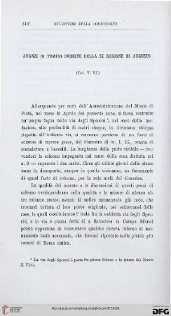 1: Avanzi di tempio incerto della IX regione di Augusto