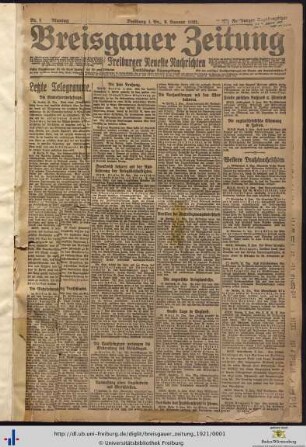 Nr. 1-29 (Januar 1921)