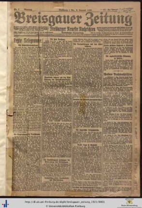 Nr. 1-29 (Januar 1921)
