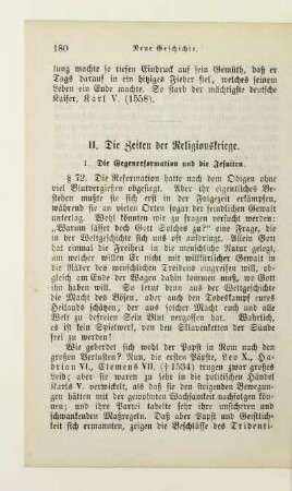 II. Die Zeiten der Religionskriege