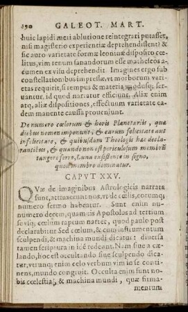 Caput XXV. - Caput XXVII.