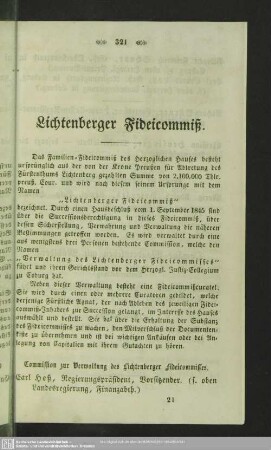 Lichtenberger Fideicommiß