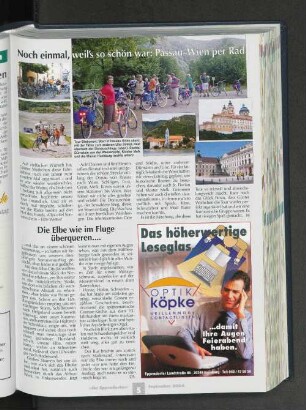 Die Elbe wie im Fluge überqueren....