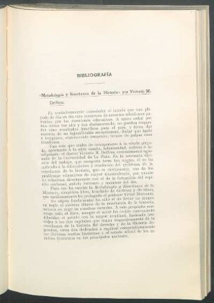 "Metodología y enseñanza de la historia" por Victorio M. Delfino