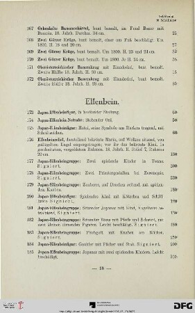 Elfenbein (Nr. 173-187)