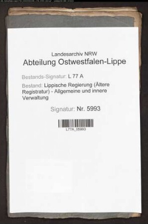 Anstellung des Amtschirurgen Christian Ludwig Kirchner auch als Wundarzt in der Stadt Blomberg