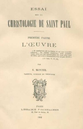 P. 1: L'œuvre