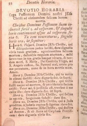 Devotio Horaria. Incensum sub Missa.