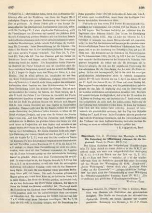 408-409 [Rezension] Doergens, Heinrich, Eusebius von Cäsarea als Darsteller der griechischen Religion
