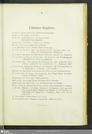 Literatur-Angaben