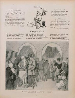 "Rätselecke" "Zeitgemäße Ballade"