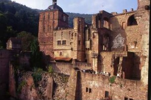 Heidelberg - Schlossruine : Die Schloss-Ruine. Aufgenommen in Heidelberg 2001