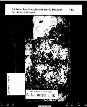 Gerichtshandels- und Konsensbuch von Bennewitz (bei Wurzen), Nepperwitz und Grubnitz (bei Wurzen), Bd. 08