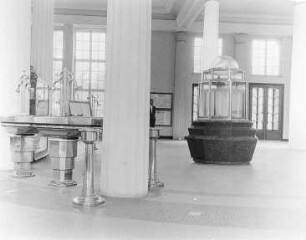 Kurpark Franzensbad : Franzensbad (Frantiskovy Lazne/Tschechische Republik). Glauberquellenhalle mit Quelle Nr. 7 (Glauber III)