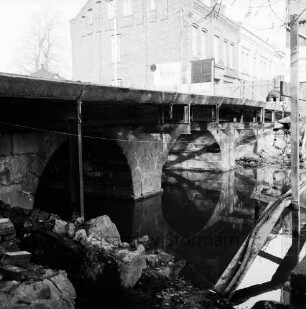 Hagenstraße: die alte Brücke beim "Hamburger Tor" vor dem Abriss