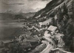 Walchensee : Corinth, Lovis : Walchensee, Ölgemälde, 80 x 110 cm, 1920