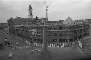 Bau des neuen Landesgewerbeamts.