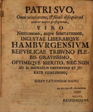 Dissertatio Juridica, De Poena Inficiantis Possessionem, ad L. f. D. de Rei Vindic.
