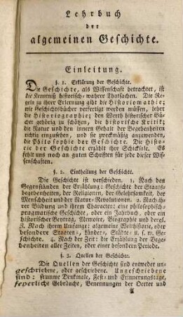 Lehrbuch der algemeinen Geschichte für Akademien und Gymnasien