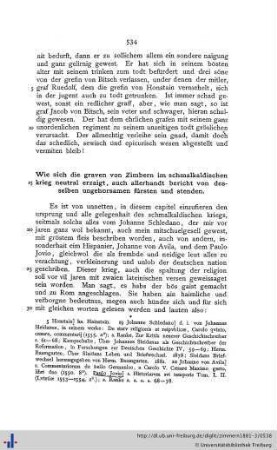 Wie sich die graven von Zimbern im schmalkaldischen krieg neutral erzaigt...