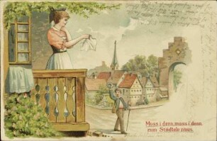 Muss i denn, muss i denn zum Städtele n'aus.