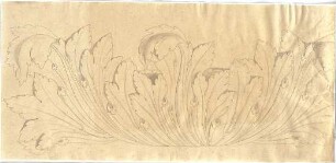 Zocher, Ernst; Studienzeichnungen nach Vorlagen - Ornament (Detail)