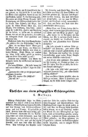 Thatsachen aus einem pädagogischen Erfahrungsleben : Reflexe