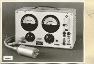 Modulationsgradmesser Typ Nr. 06-98007.1, Frontseite, Foto 1954