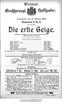 Die erste Geige