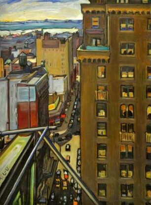 New York: Blick in eine Straßenschlucht